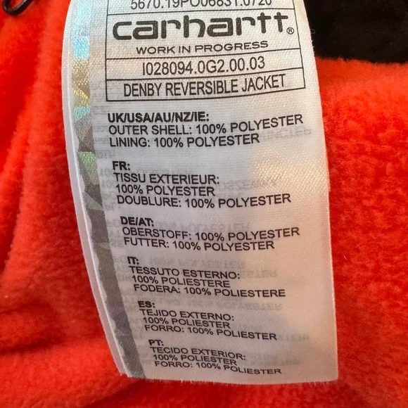 Carhartt WIP Men's Camouflage Jacket / Reversible